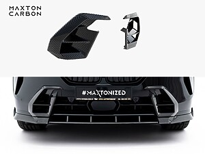 Maxton Pre-Preg Carbon Fibre Front Bumper Side Vents for BMW X7 G07 M Sport LCI (Facelift)