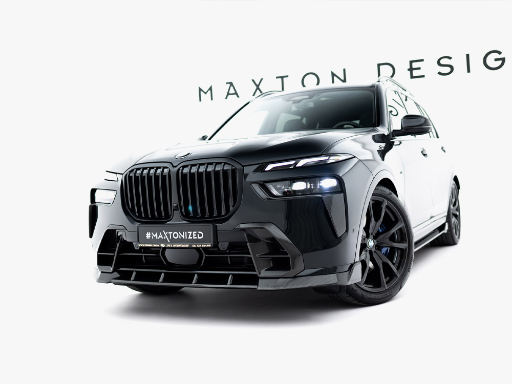 Maxton pre-preg carbon fibre front bumper side vents for bmw x7 g07 m sport lci (facelift) 2 Maxton pre-preg carbon fibre front bumper side vents for bmw x7 g07 m sport lci (facelift) - image 2