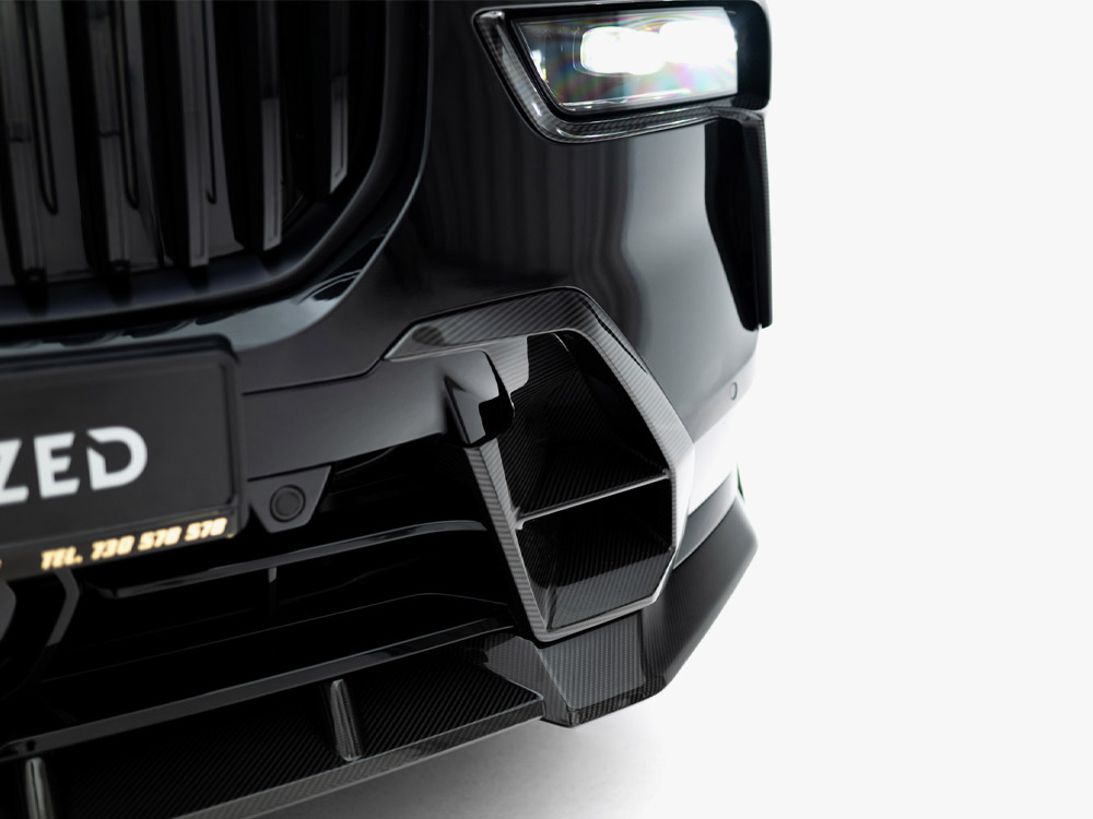 Maxton pre-preg carbon fibre front bumper side vents for bmw x7 g07 m sport lci (facelift) 4 Maxton pre-preg carbon fibre front bumper side vents for bmw x7 g07 m sport lci (facelift) - image 4