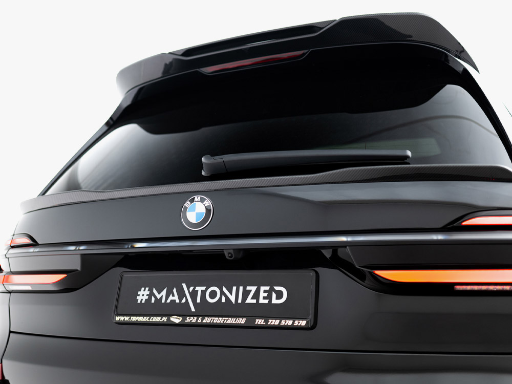 Maxton pre-preg carbon fibre lower tailgate spoiler for bmw x7 (g07) m sport lci (facelift) 4 Maxton pre-preg carbon fibre lower tailgate spoiler for bmw x7 (g07) m sport lci (facelift) - image 4
