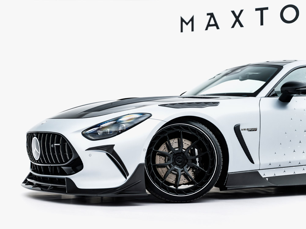 Maxton pre-preg carbon front bumper canards for mercedes? Amg gt 55 / gt 63 (c192) 4 Maxton pre-preg carbon front bumper canards for mercedes? Amg gt 55 / gt 63 (c192) - image 4