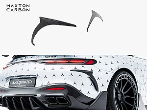 Maxton Pre-preg Carbon Fibre Rear Bumper Canards for Mercedes-AMG GT 55 / GT 63 / GT 63 S E PERFORMANCE (C192)