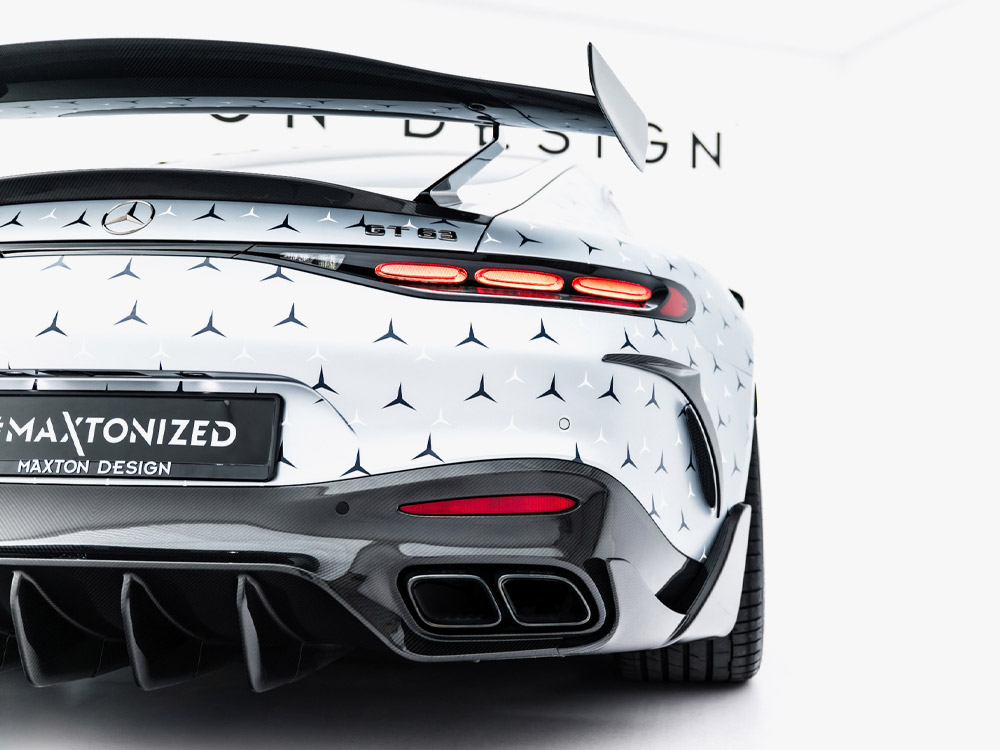 Maxton pre-preg carbon fibre rear bumper canards for mercedes-amg gt 55 / gt 63 / gt 63 s e performance (c192) 3 Maxton pre-preg carbon fibre rear bumper canards for mercedes-amg gt 55 / gt 63 / gt 63 s e performance (c192) - image 3