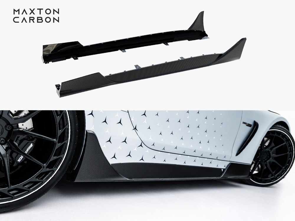 Maxton pre-preg carbon fibre side skirts for mercedes-amg gt 55 / 63 / 63 s e performance (c192) 1 Maxton pre-preg carbon fibre side skirts for mercedes-amg gt 55 / 63 / 63 s e performance (c192)