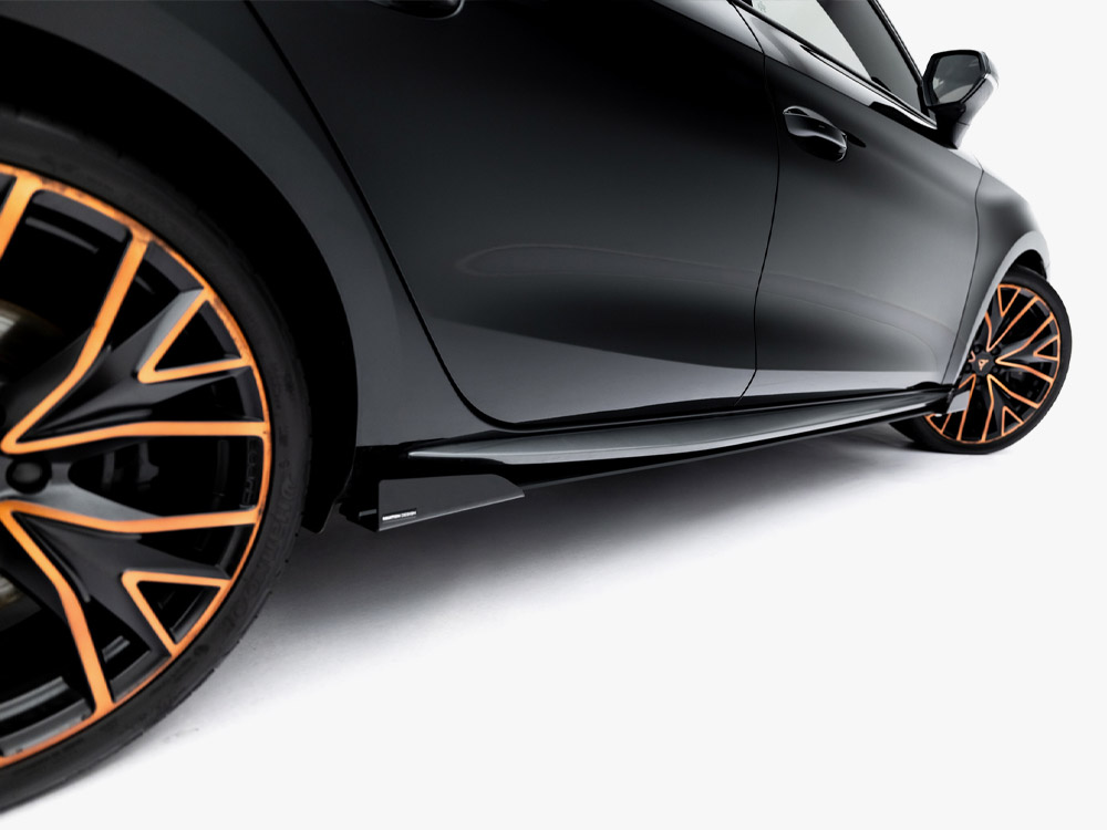 Maxton street pro side skirt diffusers with flaps - cupra leon hatchback / sportstourer (st) mk1 & mk1 facelift 4 Maxton street pro side skirt diffusers with flaps - cupra leon hatchback / sportstourer (st) mk1 & mk1 facelift - image 4