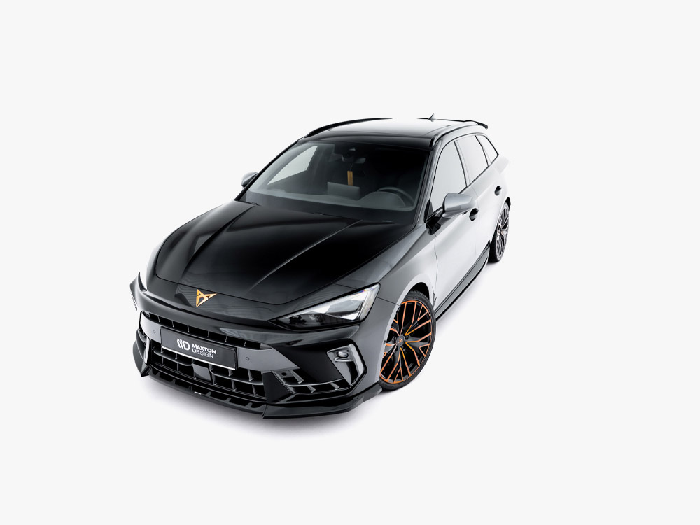 Maxton front splitter v2 for cupra leon st and hatchback mk1 facelift 4 Maxton front splitter v2 for cupra leon st and hatchback mk1 facelift - image 4