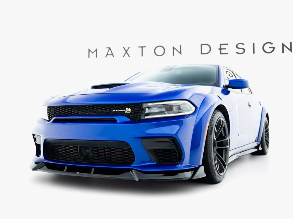 Maxton front splitter for dodge charger r/t scat pack widebody mk3 facelift 2 Maxton front splitter for dodge charger r/t scat pack widebody mk3 facelift - image 2