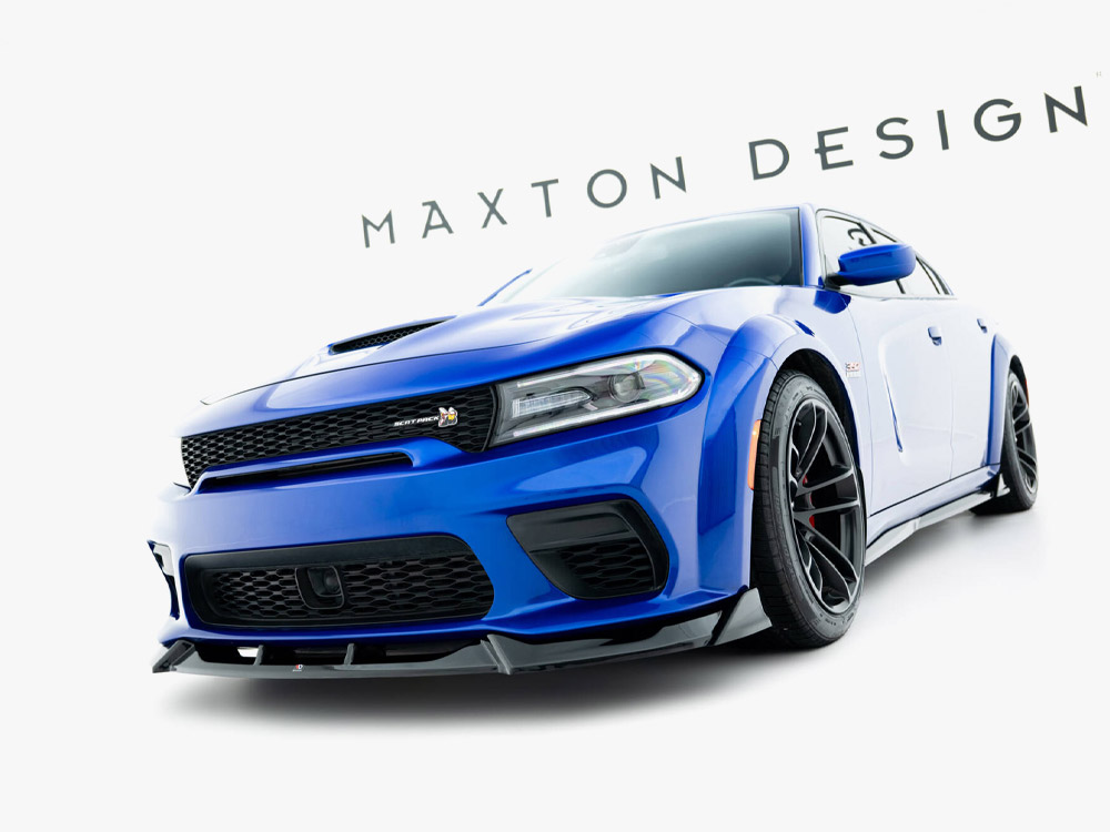Maxton front splitter for dodge charger r/t scat pack widebody mk3 facelift 3 Maxton front splitter for dodge charger r/t scat pack widebody mk3 facelift - image 3