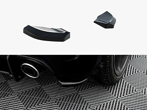 Maxton Rear Side Splitters V2 for Abarth 500 Mk1