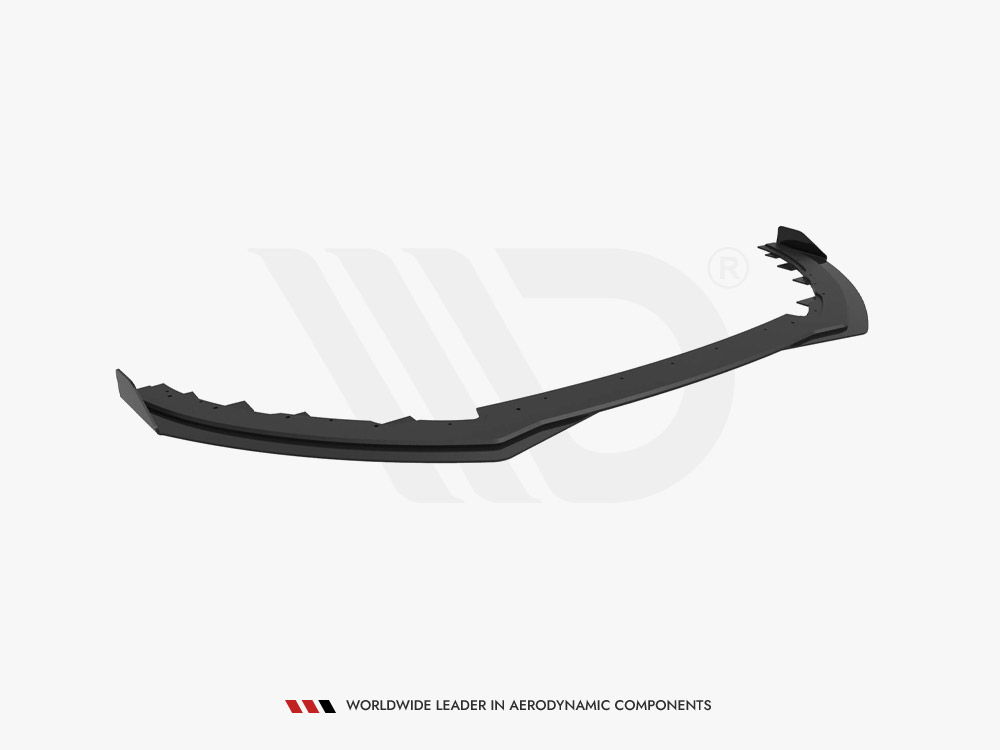 Maxton street pro front splitter with flaps for ford focus st mk3 facelift - black/red with gloss flaps 7 Maxton street pro front splitter with flaps for ford focus st mk3 facelift - black/red with gloss flaps - image 7