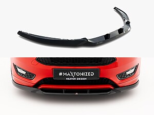 Maxton Front Splitter V3 Ford Focus ST-Line Mk3 Facelift