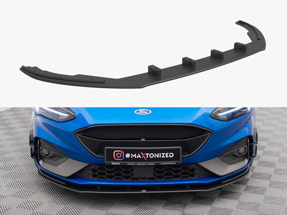 Maxton street pro front splitter for ford focus mk4 st/st-line - black/red 1 Maxton street pro front splitter for ford focus mk4 st/st-line - black/red