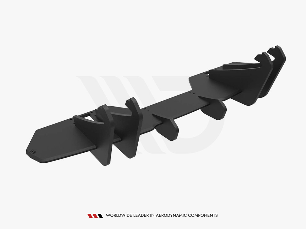 Maxton street pro rear diffuser for ford mustang gt mk6 facelift - red 5 Maxton street pro rear diffuser for ford mustang gt mk6 facelift - red - image 5