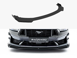 Maxton Street Pro Front Splitter with Flaps - Ford Mustang Dark Horse (Mk7)