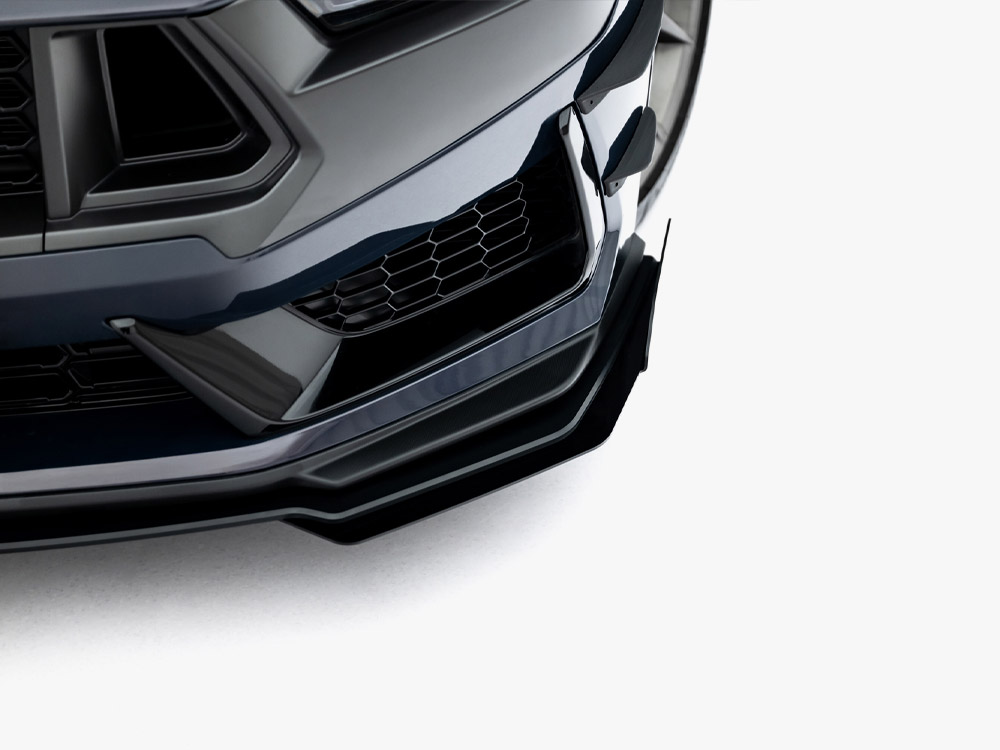Maxton street pro front splitter with flaps - ford mustang dark horse (mk7) 8 Maxton street pro front splitter with flaps - ford mustang dark horse (mk7) - image 8