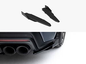 Maxton Street Pro Rear Side Splitters with Flaps - Ford Mustang Dark Horse (Mk7)