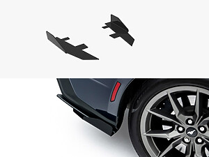 Maxton Rear Side Flaps for Ford Mustang Dark Horse (Mk7)