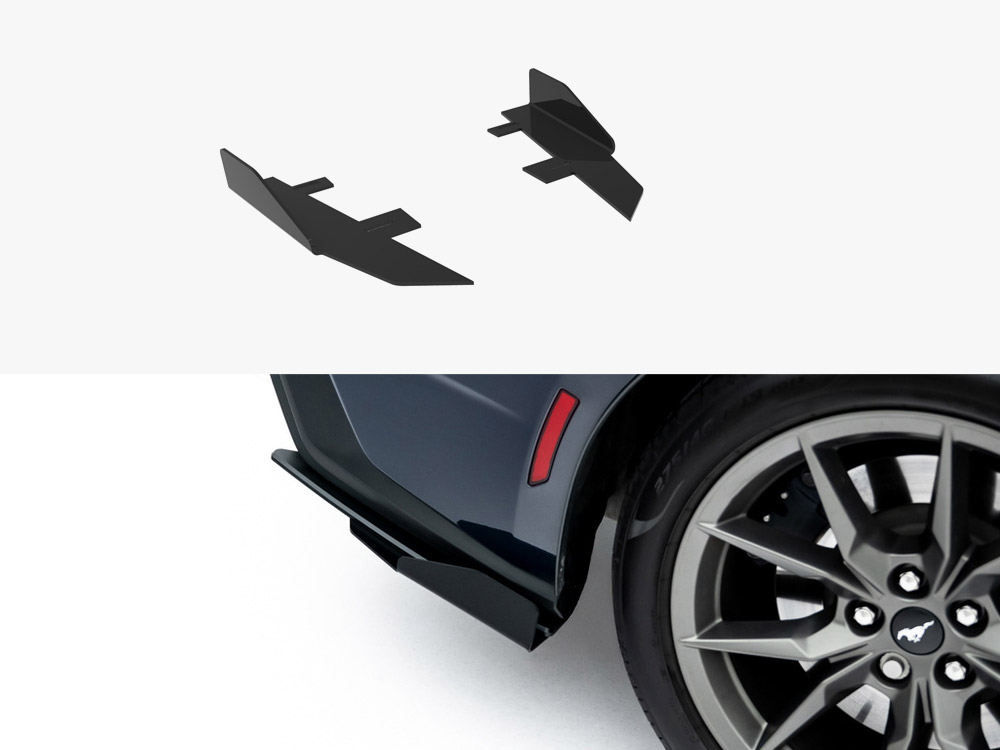 Maxton rear side flaps for ford mustang dark horse (mk7) 1 Maxton rear side flaps for ford mustang dark horse (mk7)