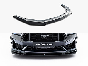 Maxton Front Splitter V1 for Ford Mustang Dark Horse Mk7
