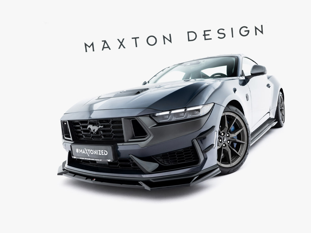 Maxton front splitter v1 for ford mustang dark horse mk7 2 Maxton front splitter v1 for ford mustang dark horse mk7 - image 2
