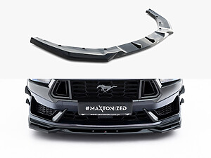 Maxton Front Splitter V2 for Ford Mustang Dark Horse (S650)