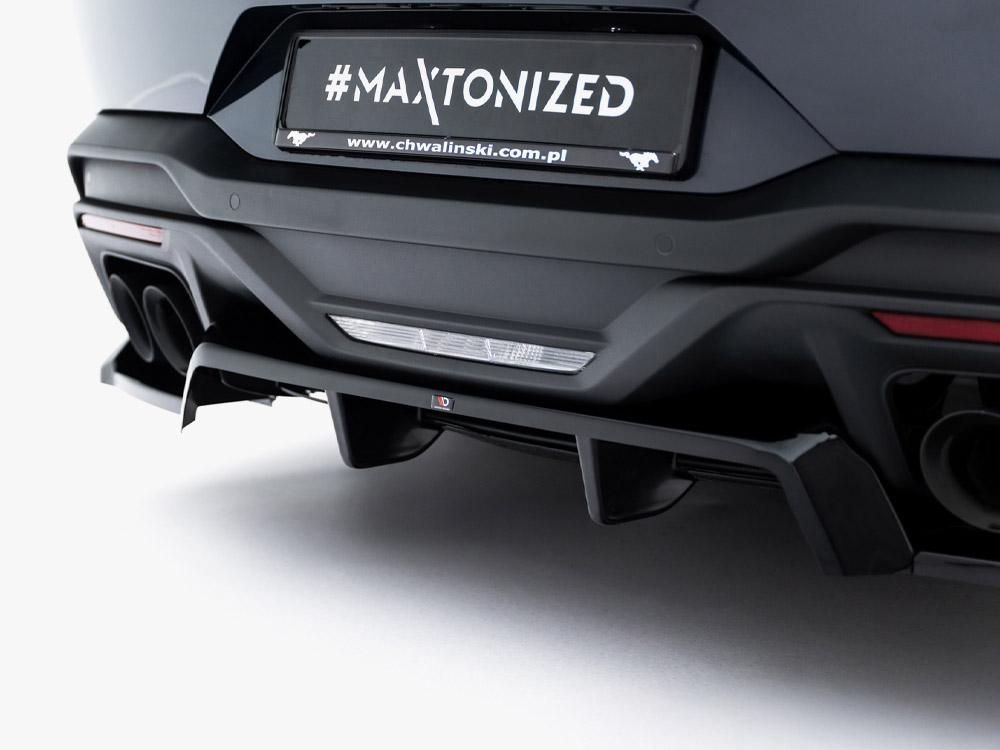 Maxton rear splitter (vertical bars) for ford mustang dark horse mk7 5 Maxton rear splitter (vertical bars) for ford mustang dark horse mk7 - image 5