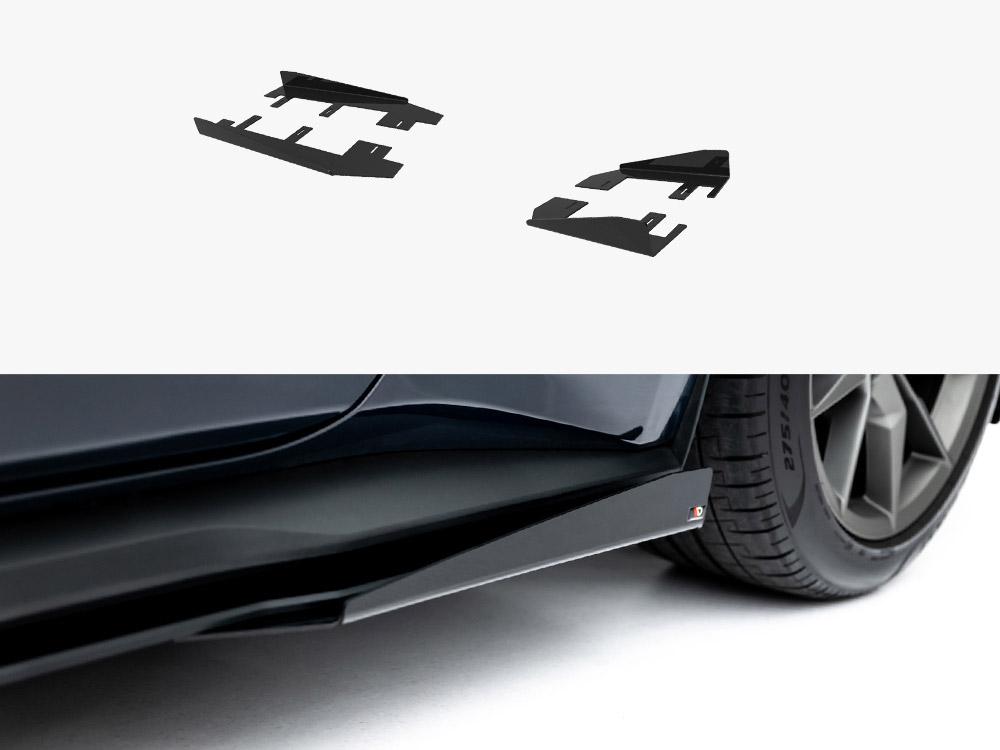 Maxton side flaps for ford mustang dark horse (mk7) 1 Maxton side flaps for ford mustang dark horse (mk7)