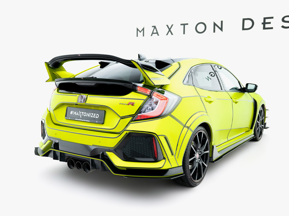 Maxton upper spoiler cap v1 for honda civic type r mk10 / mk10 facelift 2 Maxton upper spoiler cap v1 for honda civic type r mk10 / mk10 facelift - image 2