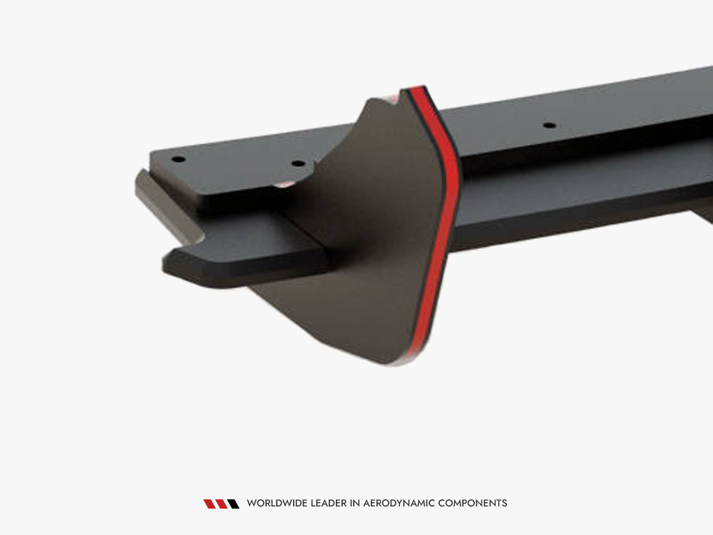 Maxton street pro rear diffuser v2 for hyundai i30 n mk3 hatchback - black/red 7 Maxton street pro rear diffuser v2 for hyundai i30 n mk3 hatchback - black/red - image 7