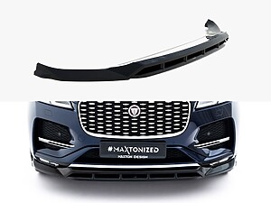 Maxton Front Splitter for Jaguar F-PACE R-Sport Mk1 (Facelift)
