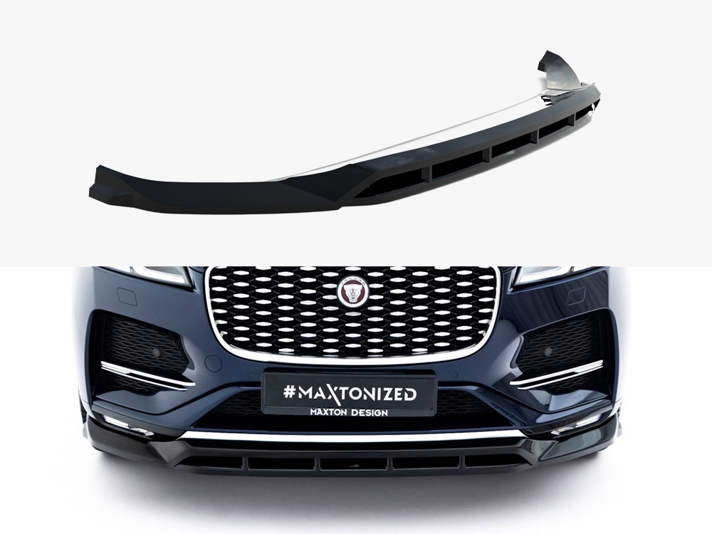 Maxton front splitter for jaguar f-pace r-sport mk1 (facelift) 1 Maxton front splitter for jaguar f-pace r-sport mk1 (facelift)