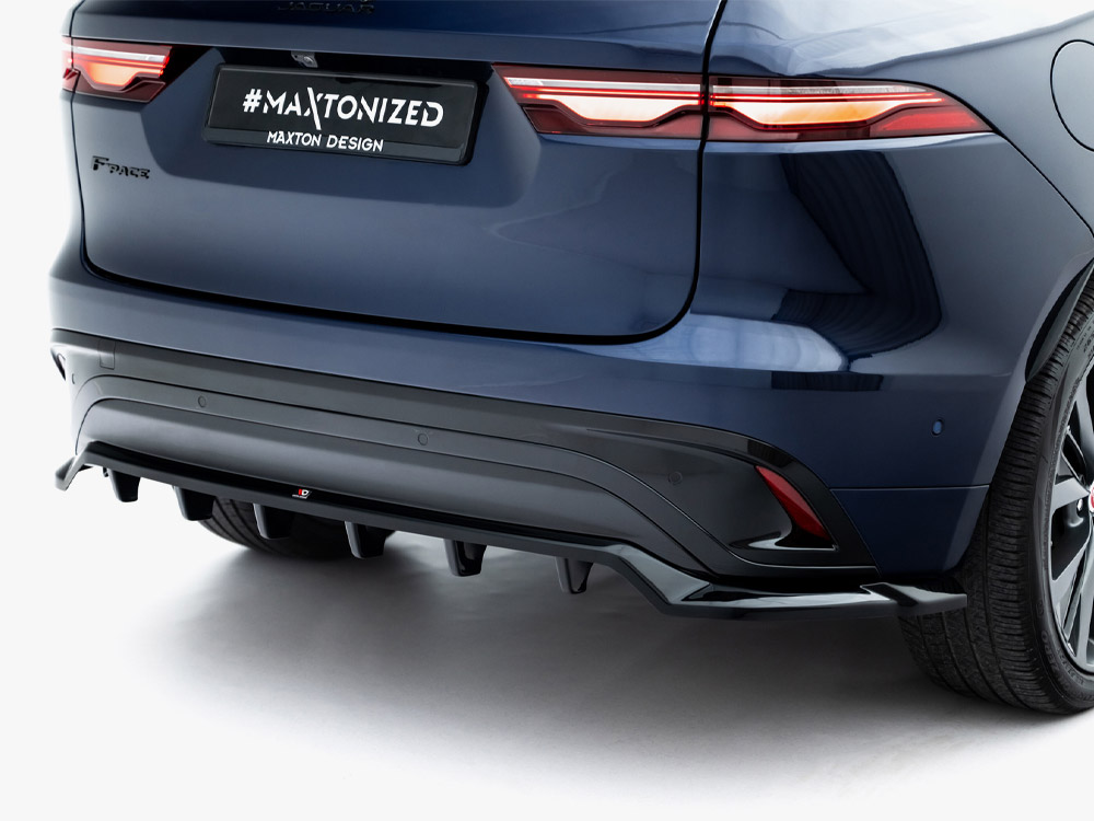 Maxton rear splitter (vertical bars) for jaguar f-pace r-sport mk1 facelift 4 Maxton rear splitter (vertical bars) for jaguar f-pace r-sport mk1 facelift - image 4