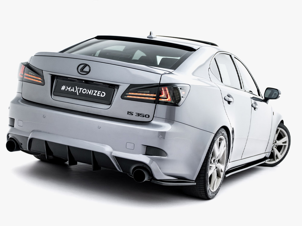 Maxton rear side splitters lexus is f sport mk2 (xe20) facelift 2 Maxton rear side splitters lexus is f sport mk2 (xe20) facelift - image 2