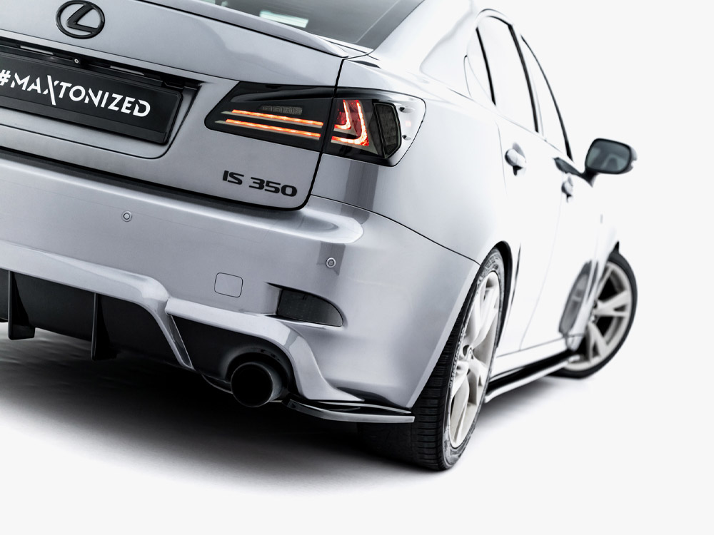 Maxton rear side splitters lexus is f sport mk2 (xe20) facelift 3 Maxton rear side splitters lexus is f sport mk2 (xe20) facelift - image 3