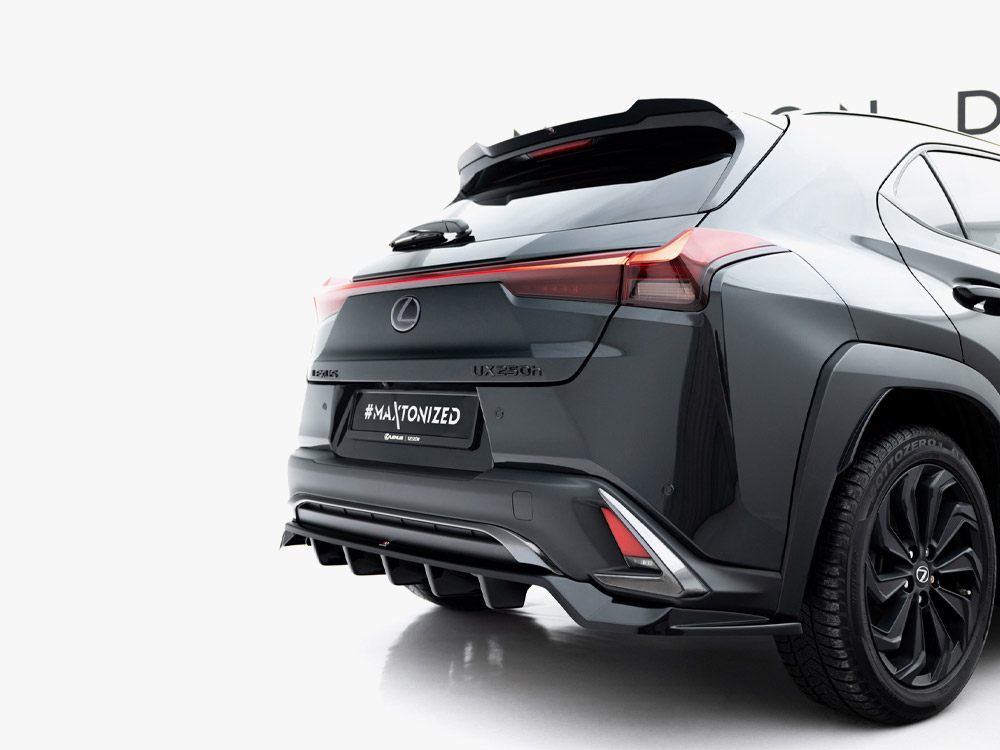 Maxton rear splitter (vertical bars) for lexus ux f sport mk1 3 Maxton rear splitter (vertical bars) for lexus ux f sport mk1 - image 3
