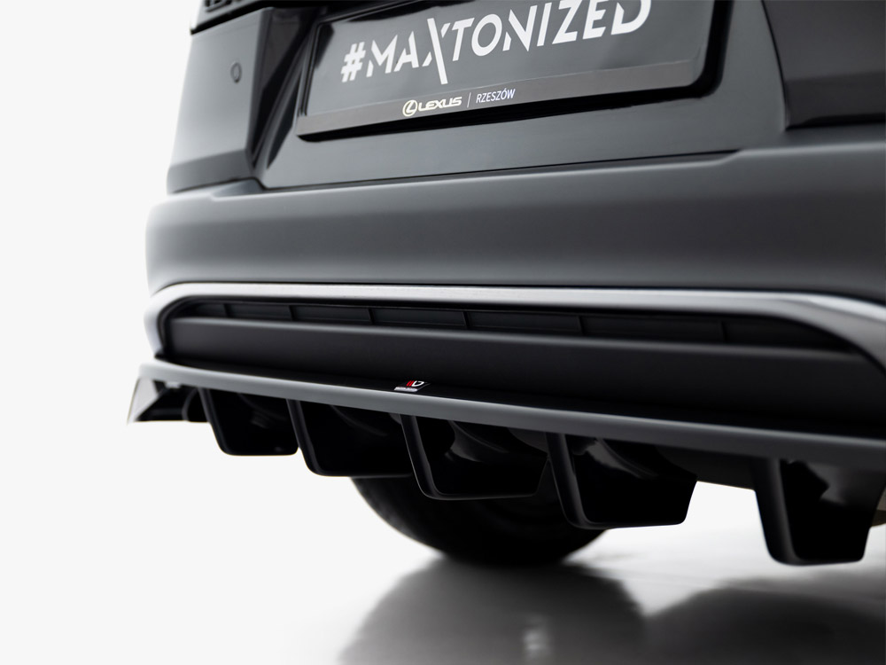 Maxton rear splitter (vertical bars) for lexus ux f sport mk1 4 Maxton rear splitter (vertical bars) for lexus ux f sport mk1 - image 4