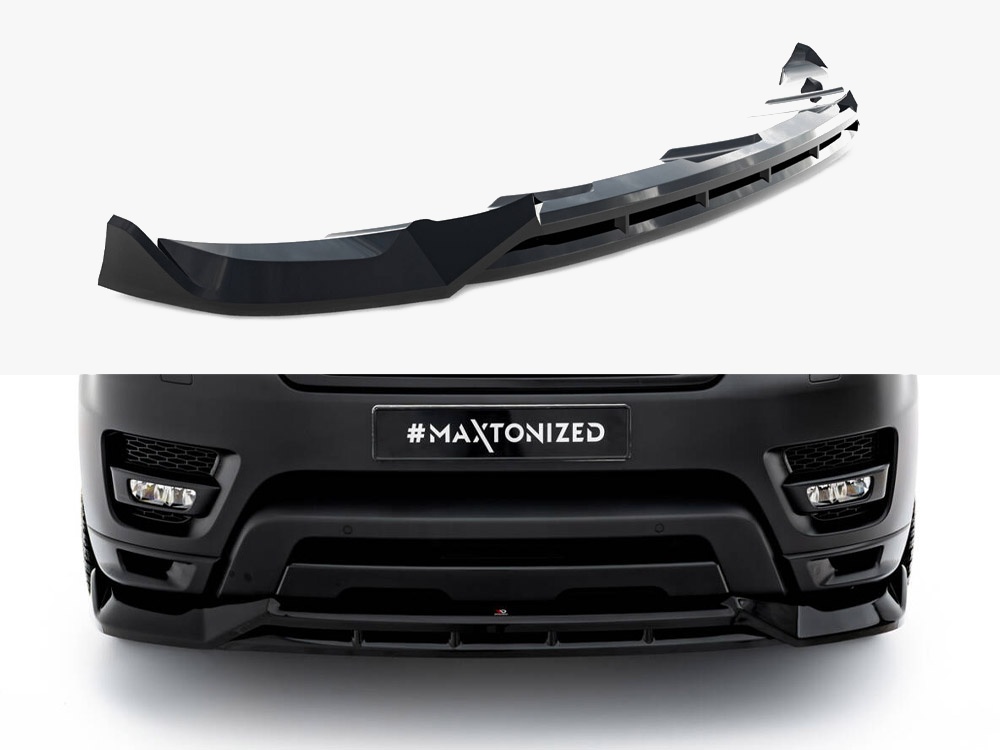 Maxton front splitter for land rover range rover sport mk2 1 Maxton front splitter for land rover range rover sport mk2