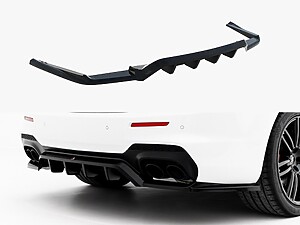 Maxton Rear Splitter (Vertical Bars) for Maserati Ghibli Modena Mk3 Facelift