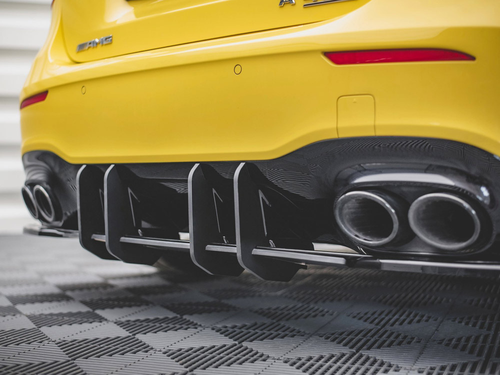 Maxton street pro rear diffuser mercedes? Amg a 45 s (w177) aero pack - red 3 Maxton street pro rear diffuser mercedes? Amg a 45 s (w177) aero pack - red - image 3