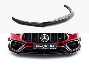 Maxton Front Splitter V4 for Mercedes?AMG CLA 45 Aero (C118)