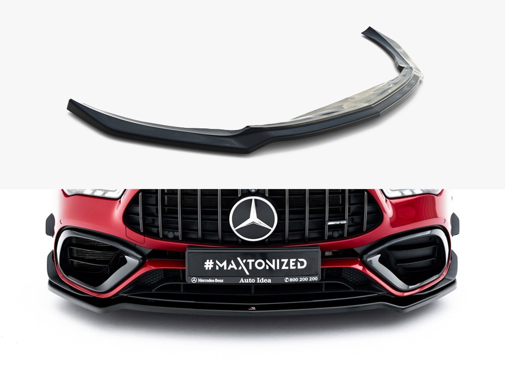 Maxton front splitter v4 for mercedes? Amg cla 45 aero (c118) 1 Maxton front splitter v4 for mercedes? Amg cla 45 aero (c118)