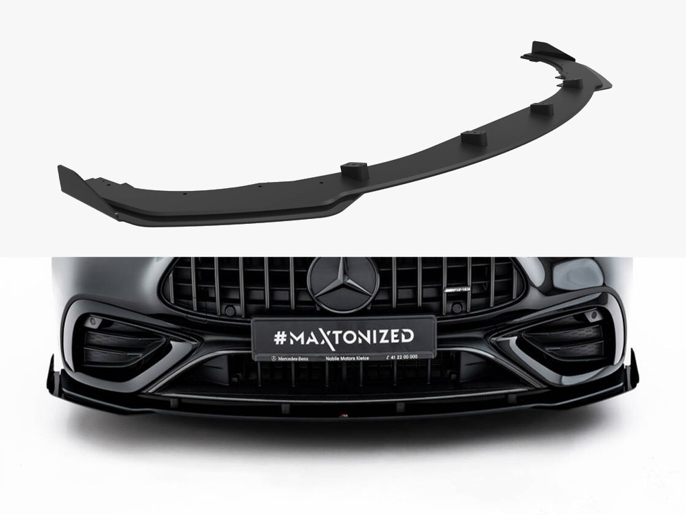 Maxton street pro front splitter with flaps for mercedes-amg cle 53 (c236) 1 Maxton street pro front splitter with flaps for mercedes-amg cle 53 (c236)