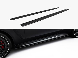 Maxton Street Pro Side Skirt Diffusers for Mercedes-AMG CLE 53 (C236)