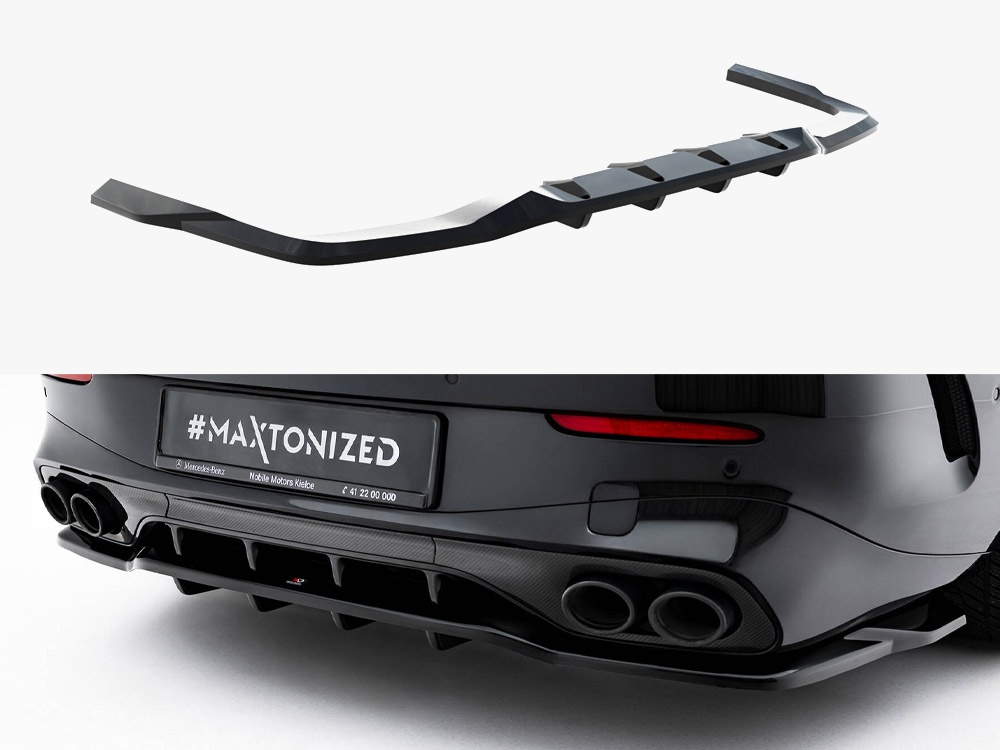 Maxton rear splitter (vertical bars) for mercedes-amg cle 53 (c236) 1 Maxton rear splitter (vertical bars) for mercedes-amg cle 53 (c236)