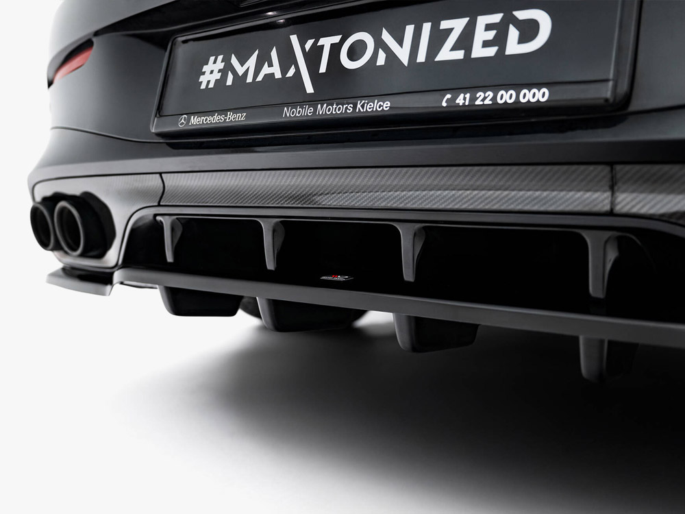 Maxton rear splitter (vertical bars) for mercedes-amg cle 53 (c236) 4 Maxton rear splitter (vertical bars) for mercedes-amg cle 53 (c236) - image 4