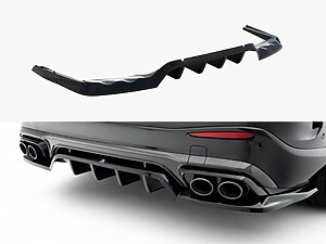 Maxton Rear Splitter (Vertical Bars) for Mercedes-AMG GLC 43 (X254)