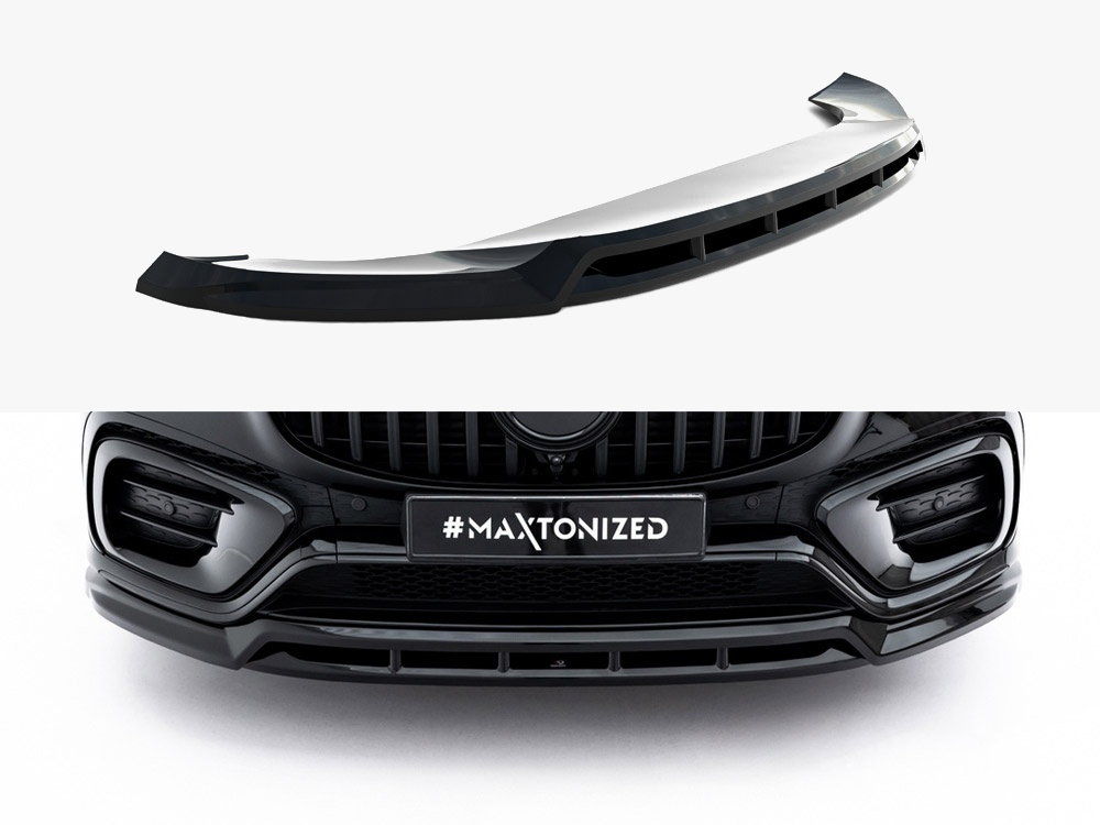 Maxton front splitter for mercedes-benz gls (x167) amg line facelift 1 Maxton front splitter for mercedes-benz gls (x167) amg line facelift