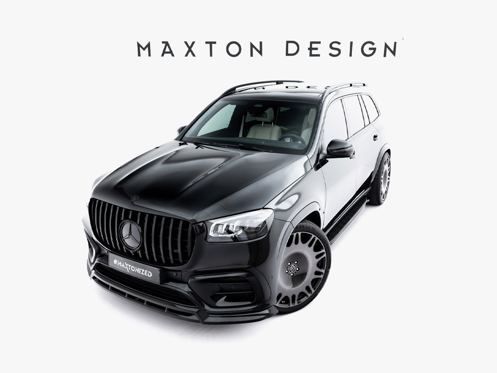 Maxton front splitter for mercedes-benz gls (x167) amg line facelift 3 Maxton front splitter for mercedes-benz gls (x167) amg line facelift - image 3