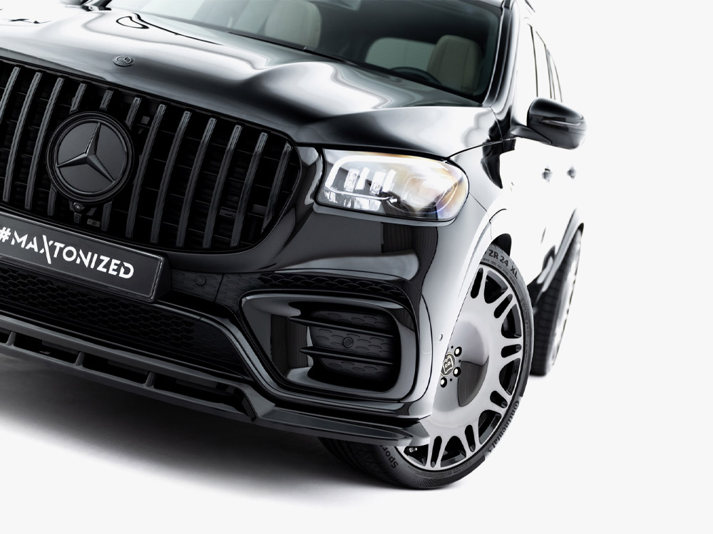 Maxton front splitter for mercedes-benz gls (x167) amg line facelift 6 Maxton front splitter for mercedes-benz gls (x167) amg line facelift - image 6