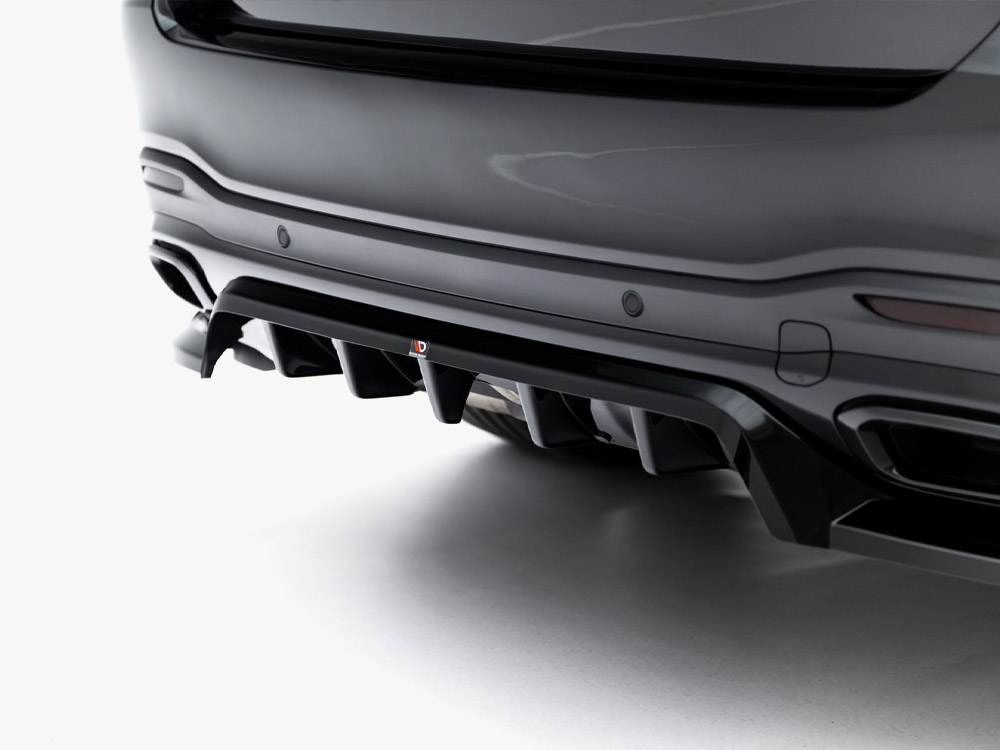 Maxton rear splitter with vertical bars for mercedes-benz gls (x167) amg line inc. Facelift 5 Maxton rear splitter with vertical bars for mercedes-benz gls (x167) amg line inc. Facelift - image 5